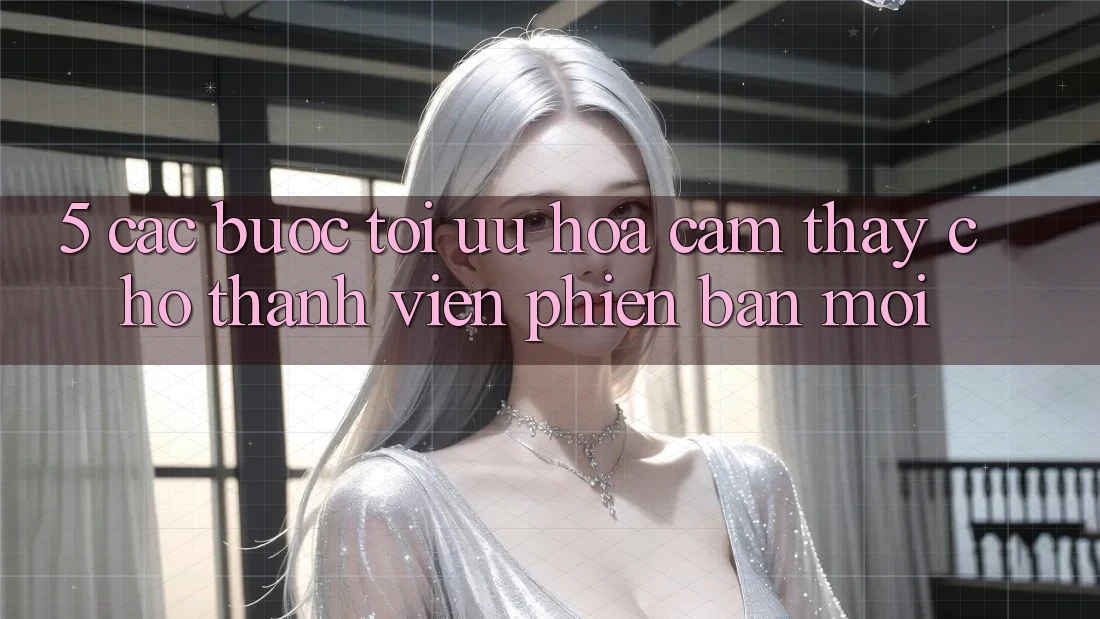 5. Các bước Tối Ưu Hóa Cảm thấy Cho Thành Viên Phiên bản mới