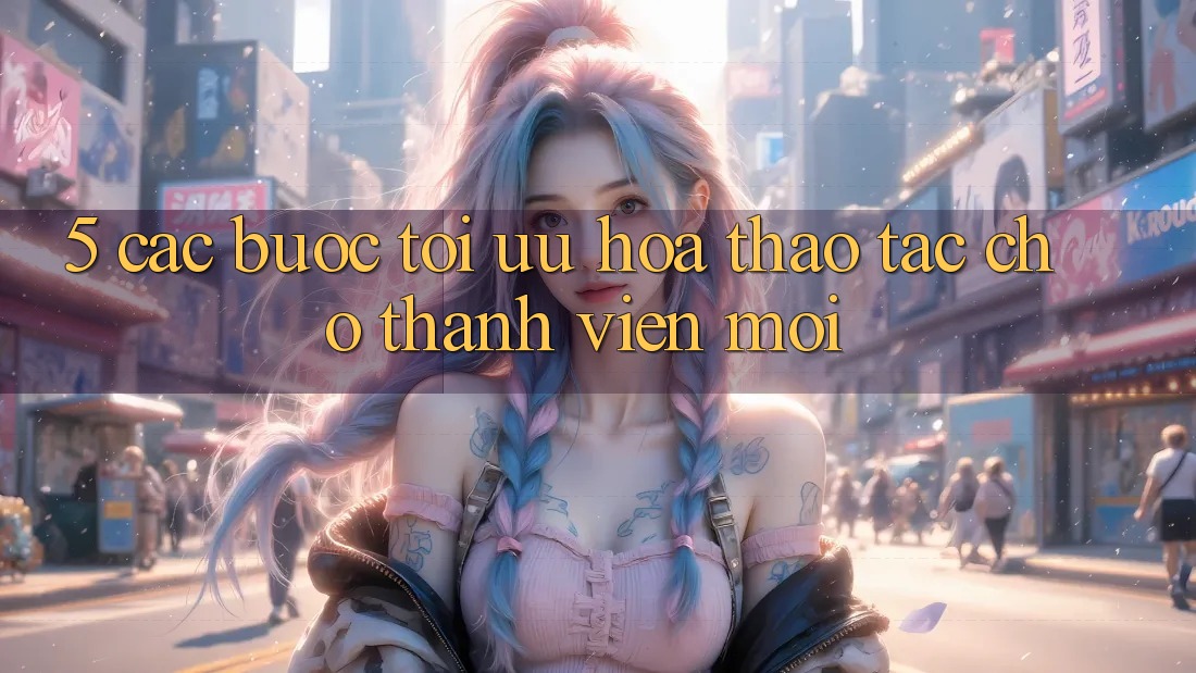 5. Các bước Tối Ưu Hóa Thao tác Cho Thành Viên Mới