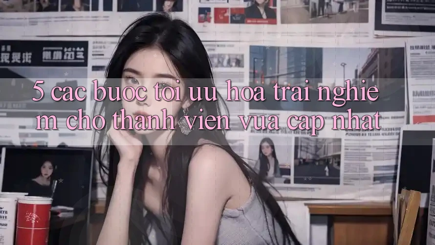 5. Các bước Tối Ưu Hóa Trải Nghiệm Cho Thành Viên Vừa cập nhật