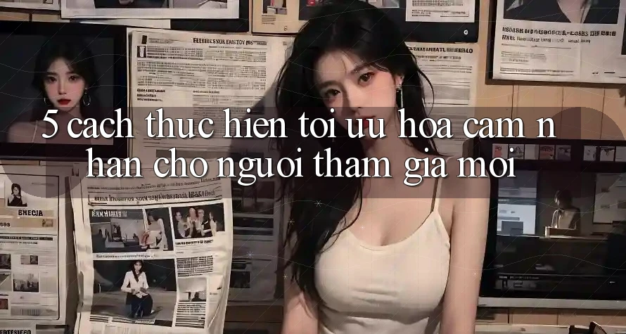 5. Cách thực hiện Tối Ưu Hóa Cảm nhận Cho Người tham gia Mới