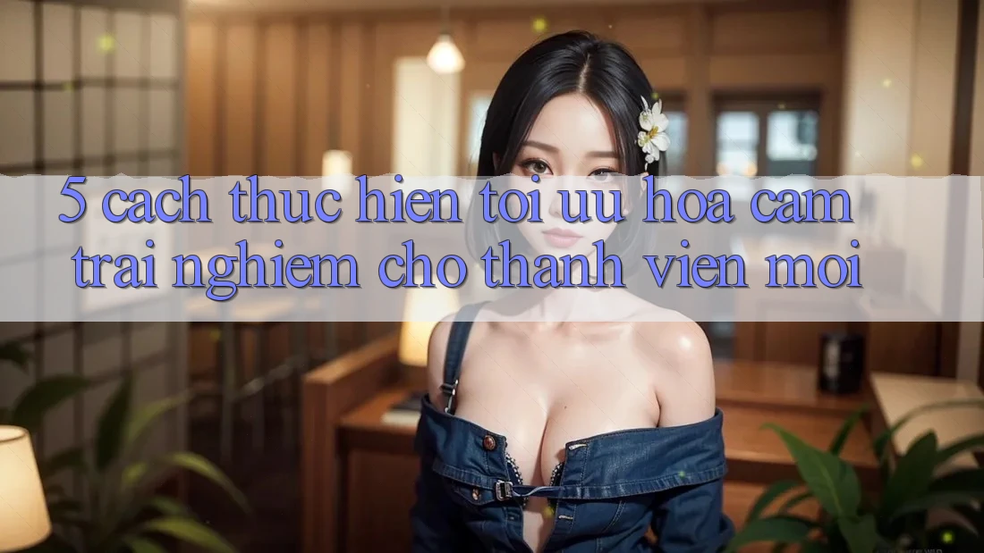 5. Cách thực hiện Tối Ưu Hóa Cảm trải nghiệm Cho Thành Viên Mới