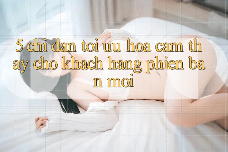 5. Chỉ dẫn Tối Ưu Hóa Cảm thấy Cho Khách hàng Phiên bản mới