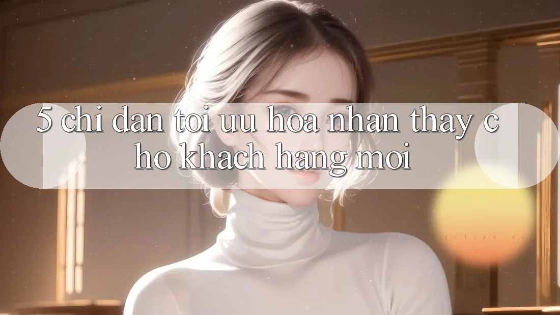 5. Chỉ dẫn Tối Ưu Hóa Nhận thấy Cho Khách hàng Mới