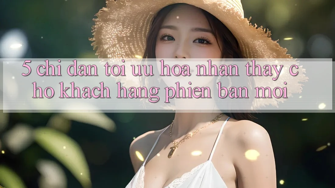 5. Chỉ dẫn Tối Ưu Hóa Nhận thấy Cho Khách hàng Phiên bản mới