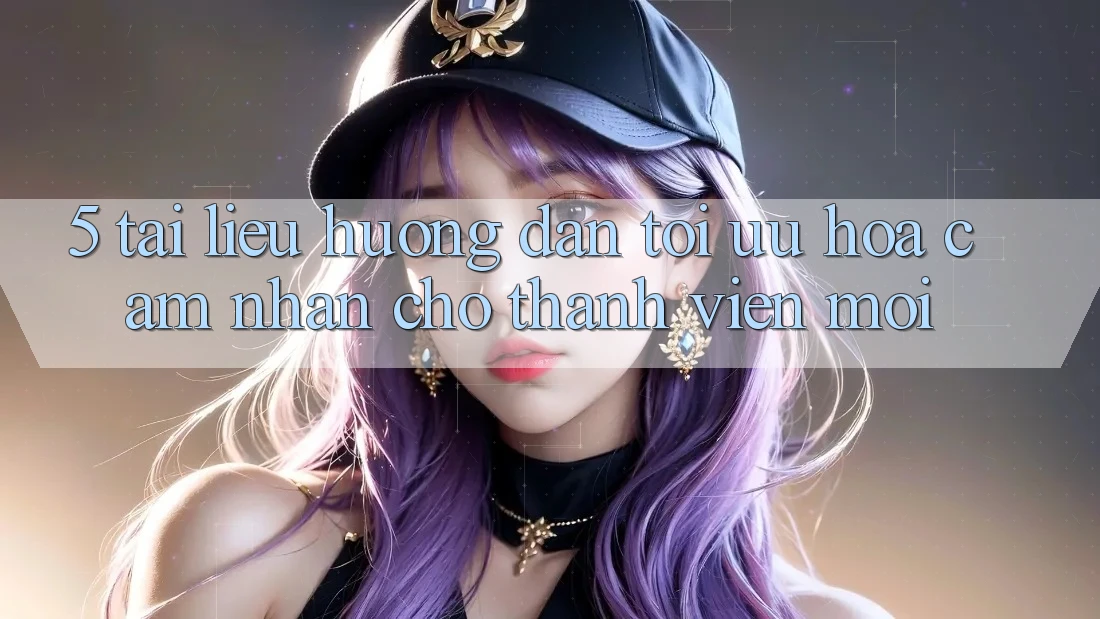 5. Tài liệu hướng dẫn Tối Ưu Hóa Cảm nhận Cho Thành Viên Mới