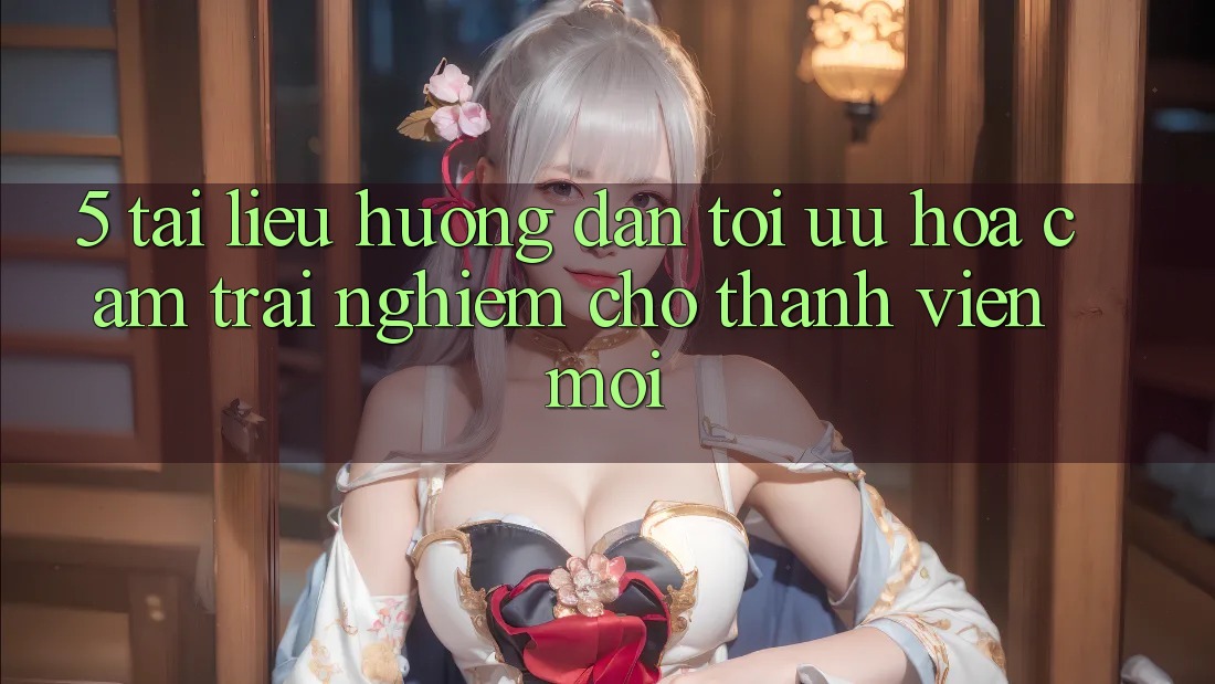 5. Tài liệu hướng dẫn Tối Ưu Hóa Cảm trải nghiệm Cho Thành Viên Mới