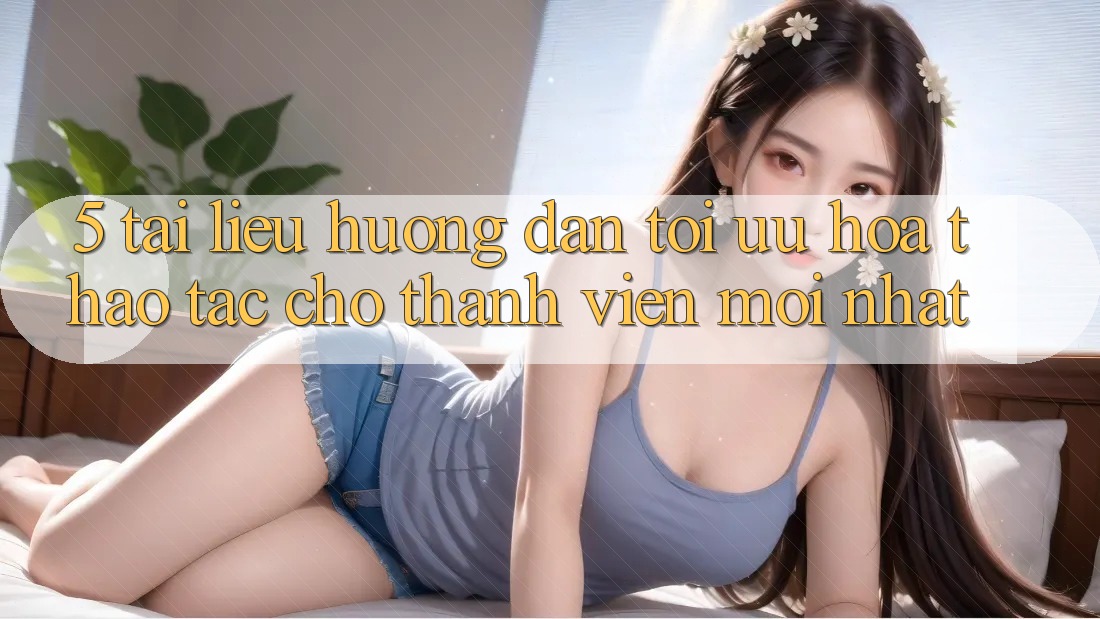 5. Tài liệu hướng dẫn Tối Ưu Hóa Thao tác Cho Thành Viên Mới nhất 5. Tài liệu hướng dẫn Tối Ưu Hóa Thao tác Cho Thành Viên Mới nhất