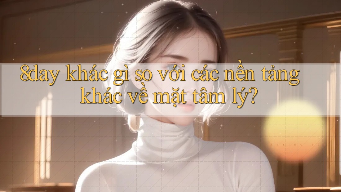 8day khác gì so với các nền tảng khác về mặt tâm lý?