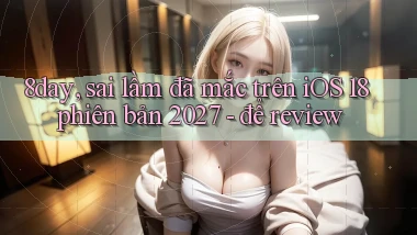 8day, sai lầm đã mắc trên iOS 18 phiên bản 2027   để review