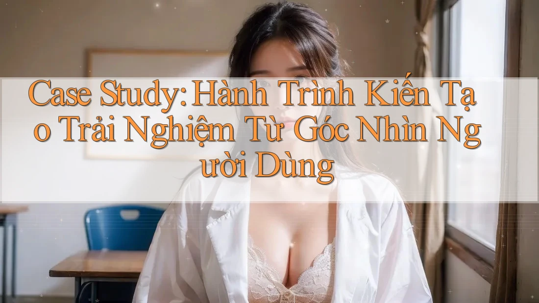 Case Study: Hành Trình Kiến Tạo Trải Nghiệm Từ Góc Nhìn Người Dùng
