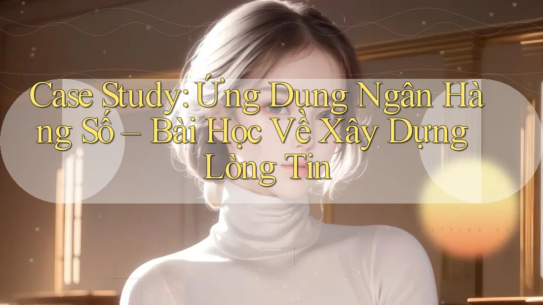 Case Study: Ứng Dụng Ngân Hàng Số – Bài Học Về Xây Dựng Lòng Tin