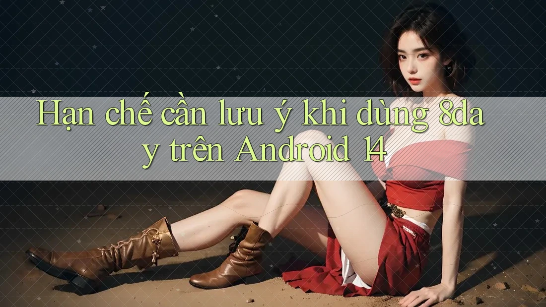 Hạn chế cần lưu ý khi dùng 8day trên Android 14