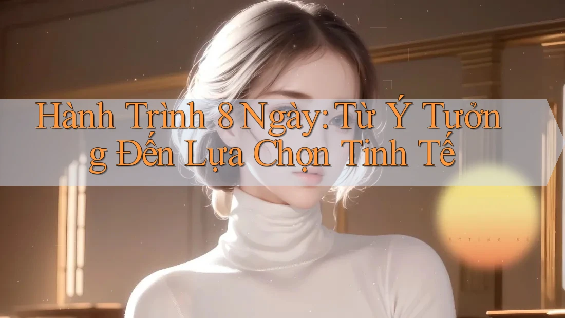 Hành Trình 8 Ngày: Từ Ý Tưởng Đến Lựa Chọn Tinh Tế
