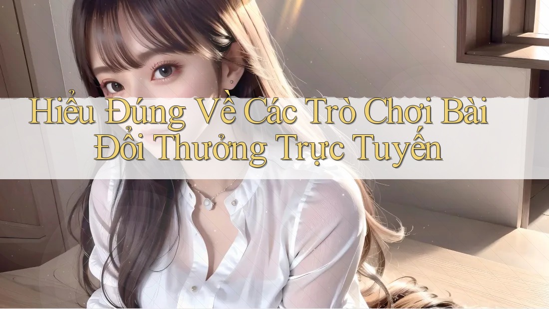 Hiểu Đúng Về Các Trò Chơi Bài Đổi Thưởng Trực Tuyến