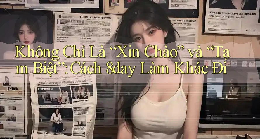 Không Chỉ Là “Xin Chào” và “Tạm Biệt”: Cách 8day Làm Khác Đi