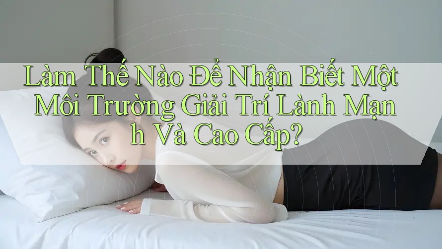 Làm Thế Nào Để Nhận Biết Một Môi Trường Giải Trí Lành Mạnh Và Cao Cấp?
