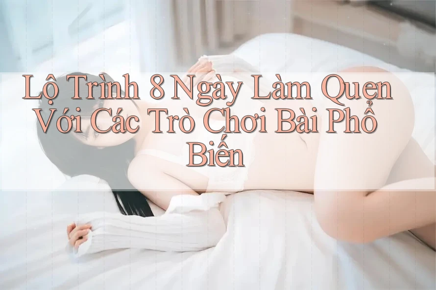 Lộ Trình 8 Ngày Làm Quen Với Các Trò Chơi Bài Phổ Biến