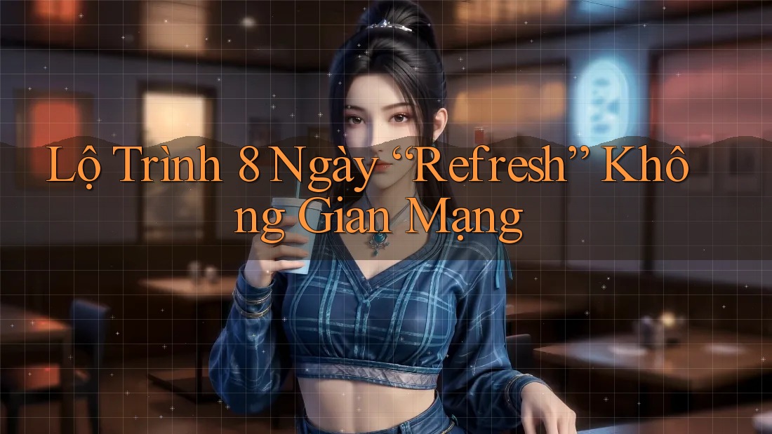 Lộ Trình 8 Ngày “Refresh” Không Gian Mạng