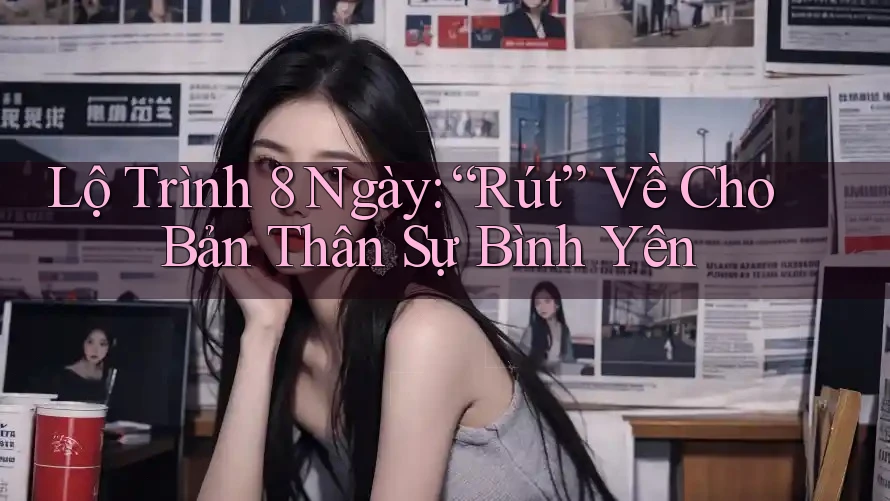 Lộ Trình 8 Ngày: “Rút” Về Cho Bản Thân Sự Bình Yên