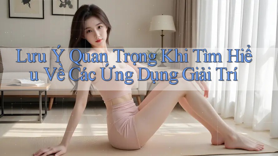 Lưu Ý Quan Trọng Khi Tìm Hiểu Về Các Ứng Dụng Giải Trí