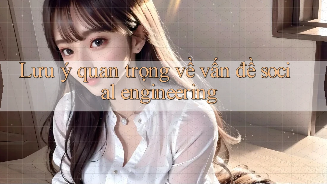 Lưu ý quan trọng về vấn đề social engineering