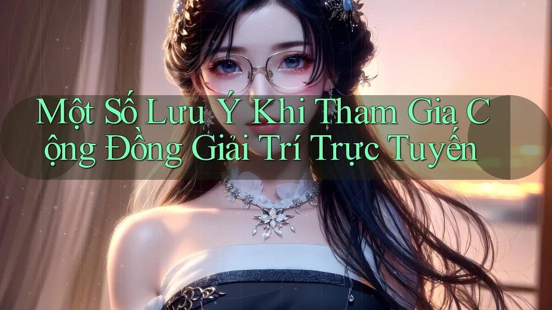 Một Số Lưu Ý Khi Tham Gia Cộng Đồng Giải Trí Trực Tuyến