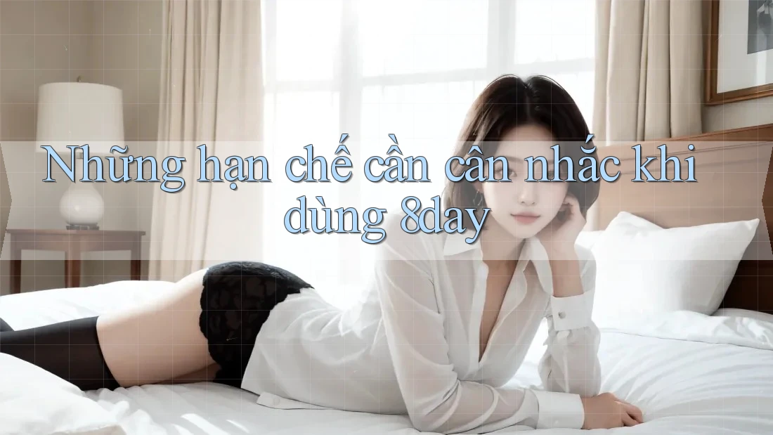 Những hạn chế cần cân nhắc khi dùng 8day