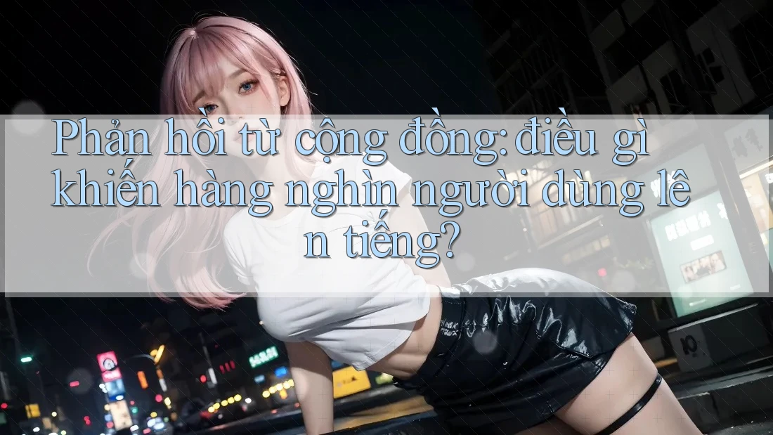 Phản hồi từ cộng đồng: điều gì khiến hàng nghìn người dùng lên tiếng?