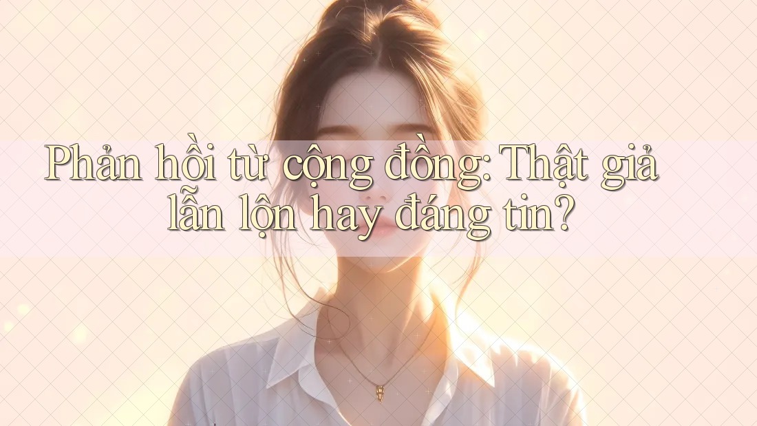 Phản hồi từ cộng đồng: Thật giả lẫn lộn hay đáng tin?