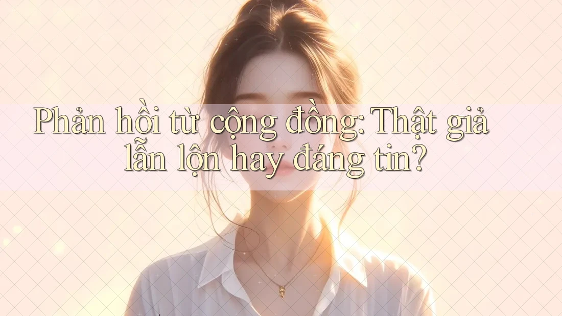 Phản hồi từ cộng đồng: Thật giả lẫn lộn hay đáng tin?