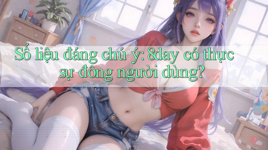 Số liệu đáng chú ý: 8day có thực sự đông người dùng?