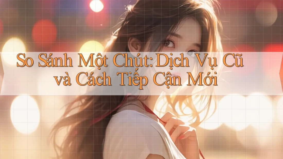 So Sánh Một Chút: Dịch Vụ Cũ và Cách Tiếp Cận Mới