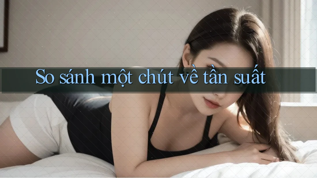 So sánh một chút về tần suất