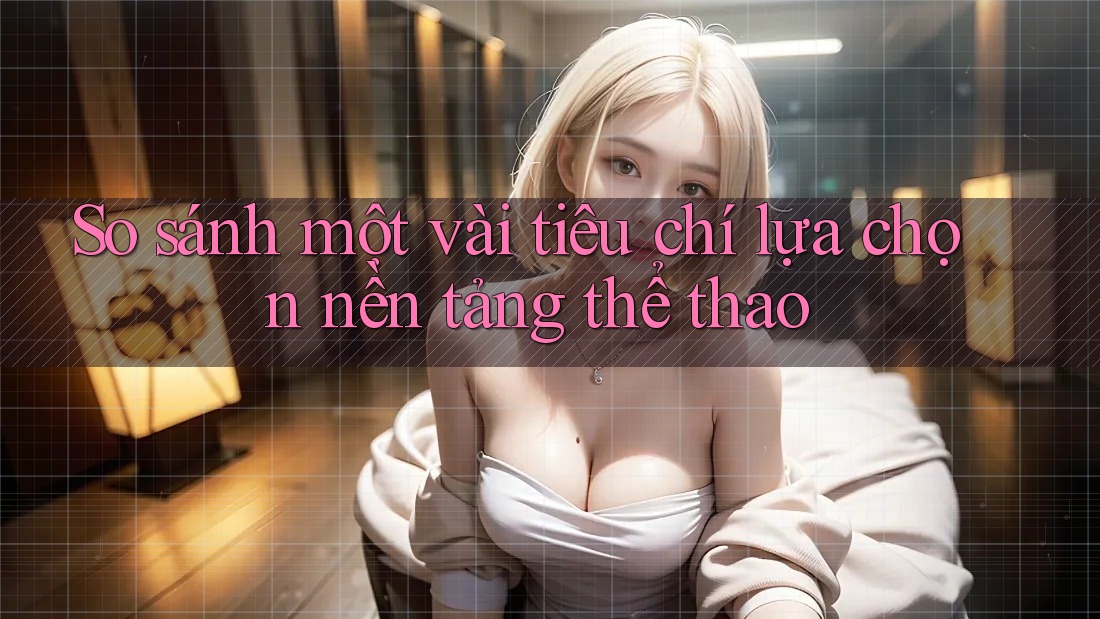 So sánh một vài tiêu chí lựa chọn nền tảng thể thao