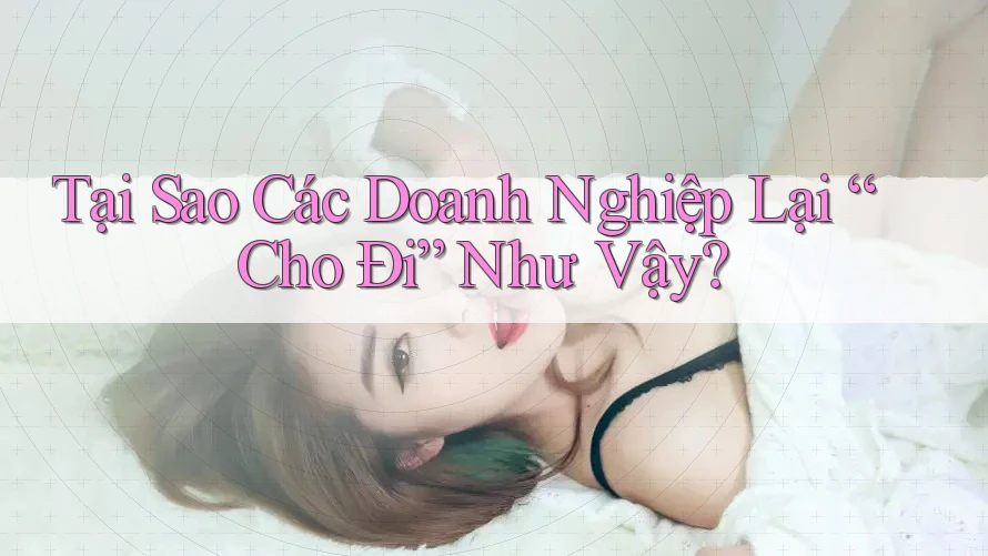 Tại Sao Các Doanh Nghiệp Lại “Cho Đi” Như Vậy?