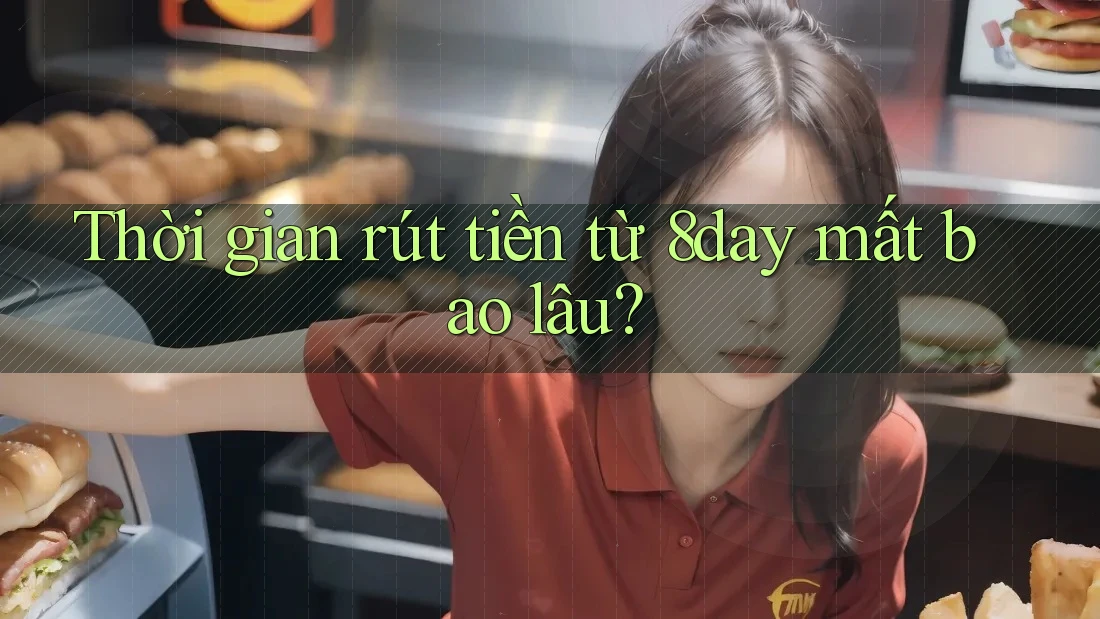 Thời gian rút tiền từ 8day mất bao lâu?