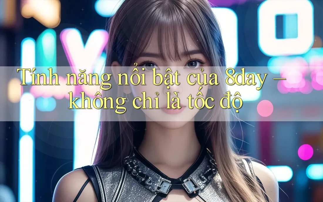 Tính năng nổi bật của 8day – không chỉ là tốc độ