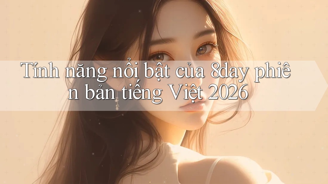 Tính năng nổi bật của 8day phiên bản tiếng Việt 2026
