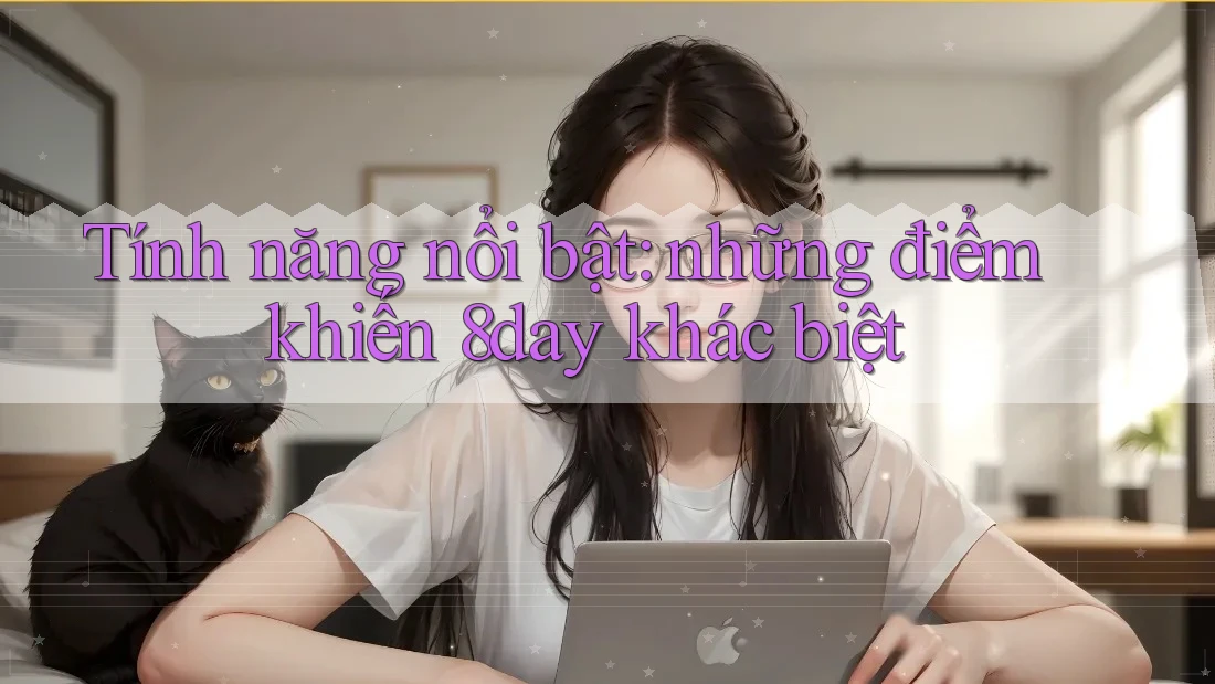 Tính năng nổi bật: những điểm khiến 8day khác biệt