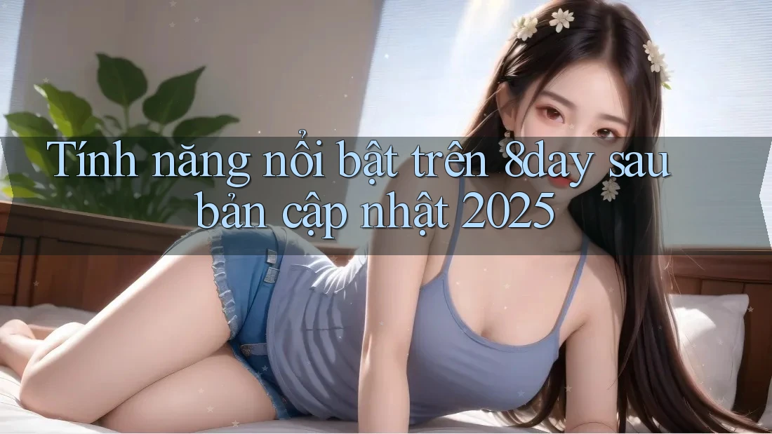 Tính năng nổi bật trên 8day sau bản cập nhật 2025