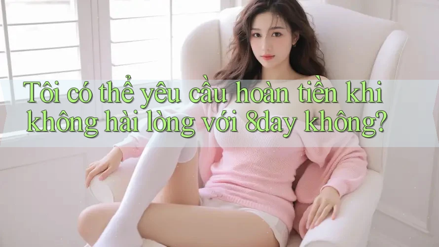 Tôi có thể yêu cầu hoàn tiền khi không hài lòng với 8day không?