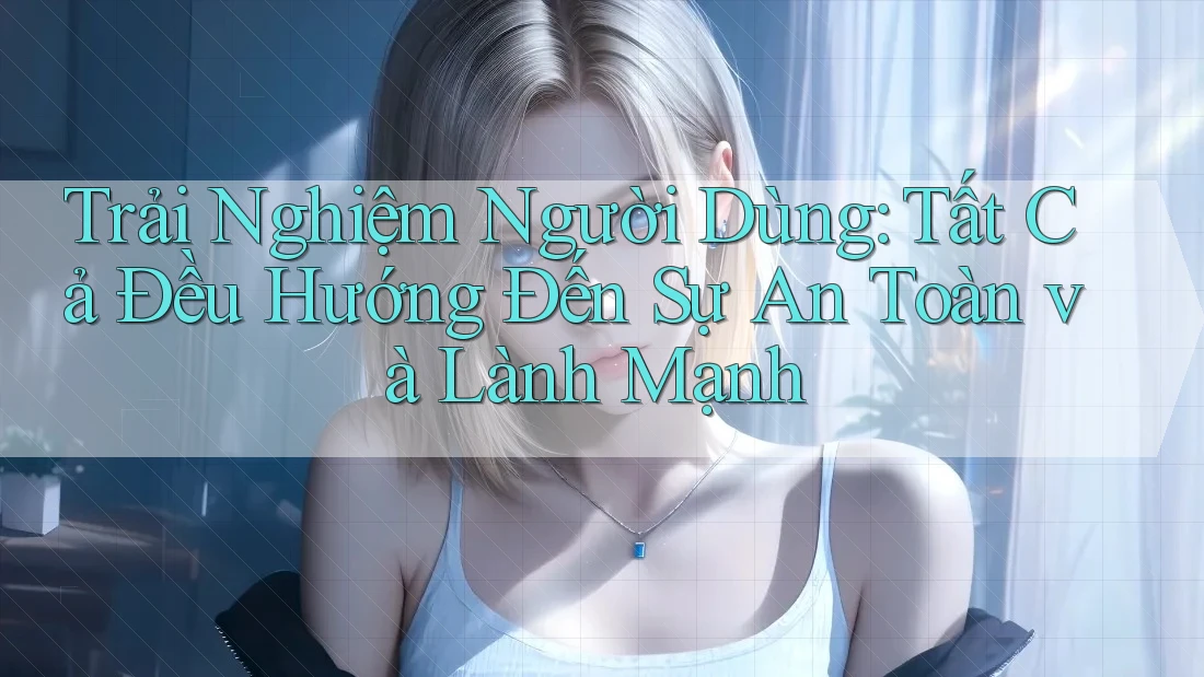 Trải Nghiệm Người Dùng: Tất Cả Đều Hướng Đến Sự An Toàn và Lành Mạnh