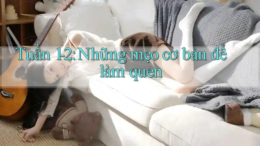Tuần 1-2: Những mẹo cơ bản để làm quen