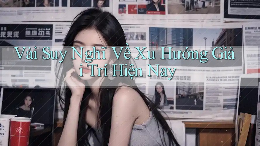 Vài Suy Nghĩ Về Xu Hướng Giải Trí Hiện Nay