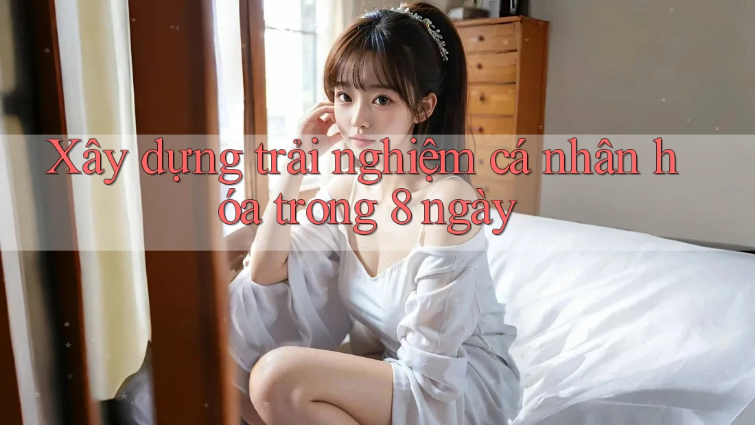 Xây dựng trải nghiệm cá nhân hóa trong 8 ngày